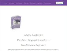 Tablet Screenshot of makefingerprintjewelry.com